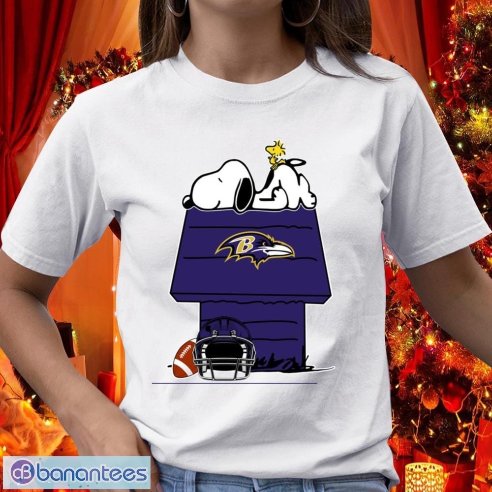 Baltimore Ravens NFL Football Gift Fr Fans Snoopy Shirt